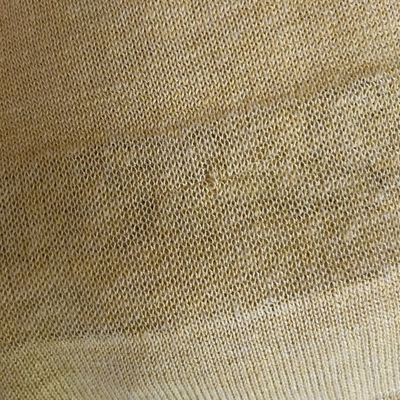 Lilla P Yellow Crew Neck Sweater with Ribbed Knit - Picture 8 of 10